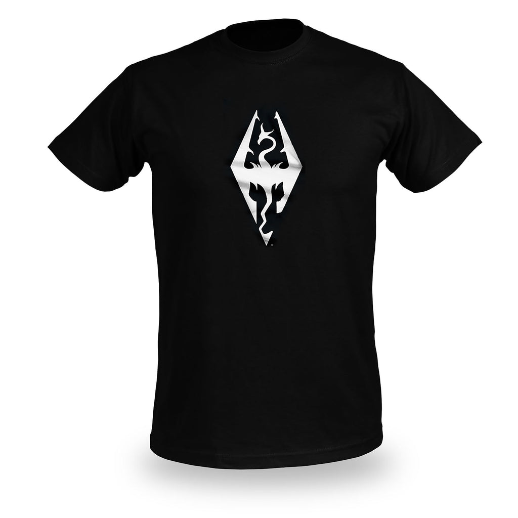 Productafbeelding Skyrim - Draak Symbool T-shirt zwart