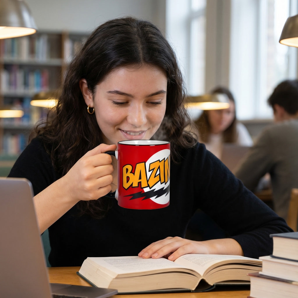 Productafbeelding Big Bang Theory- Bazinga Full Size Mok rood