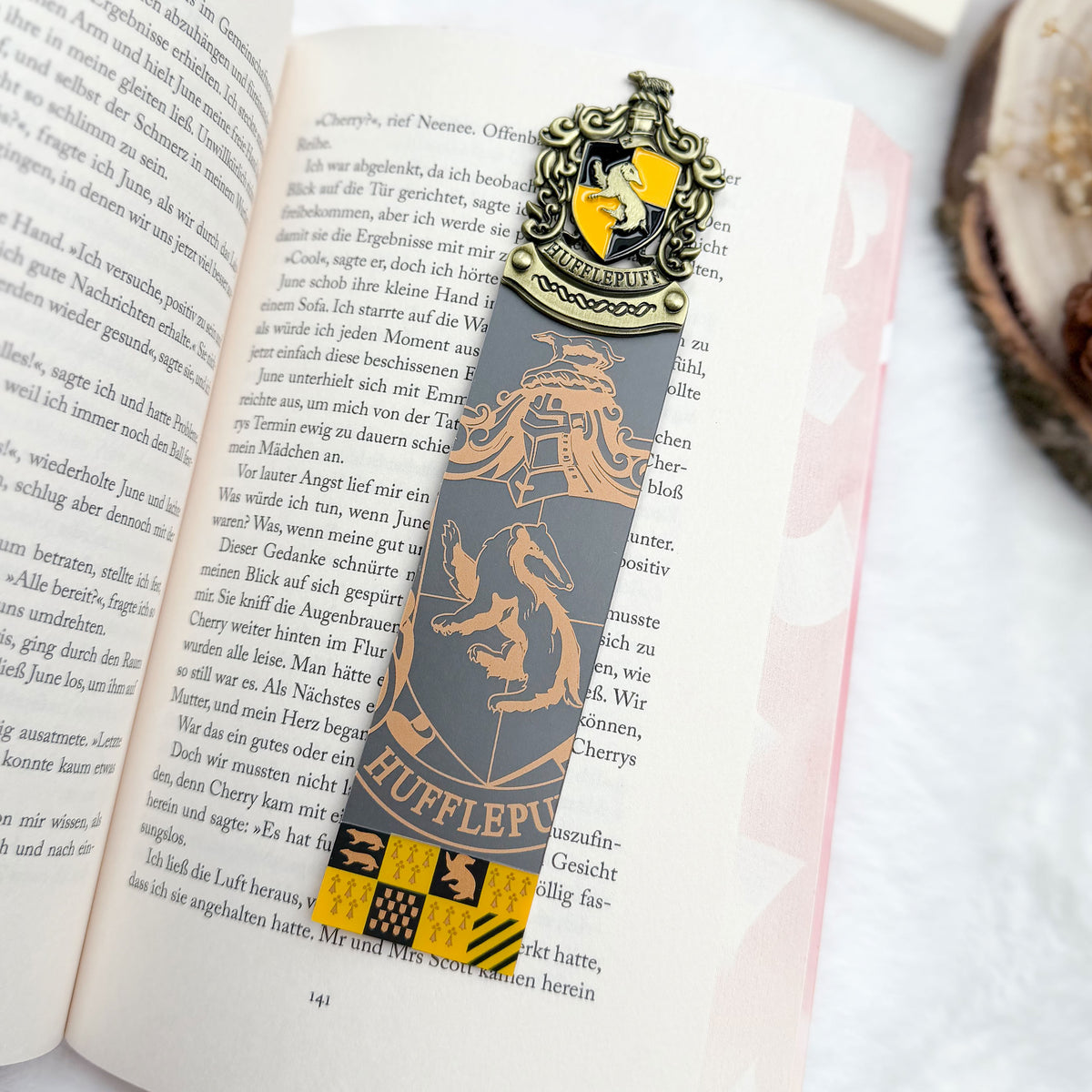 Productafbeelding Harry Potter - Hufflepuff Boekenlegger Geel