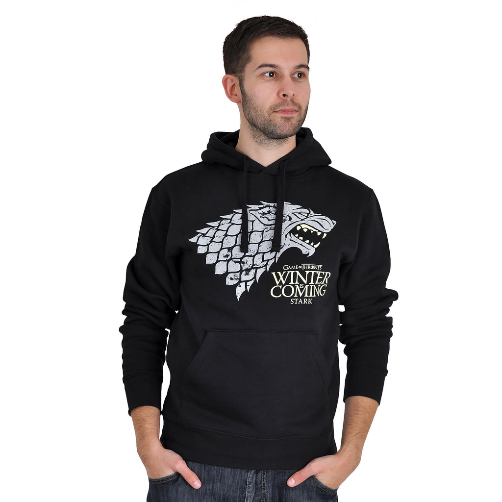 Productafbeelding Game of Thrones - House Stark Hoodie Zwart