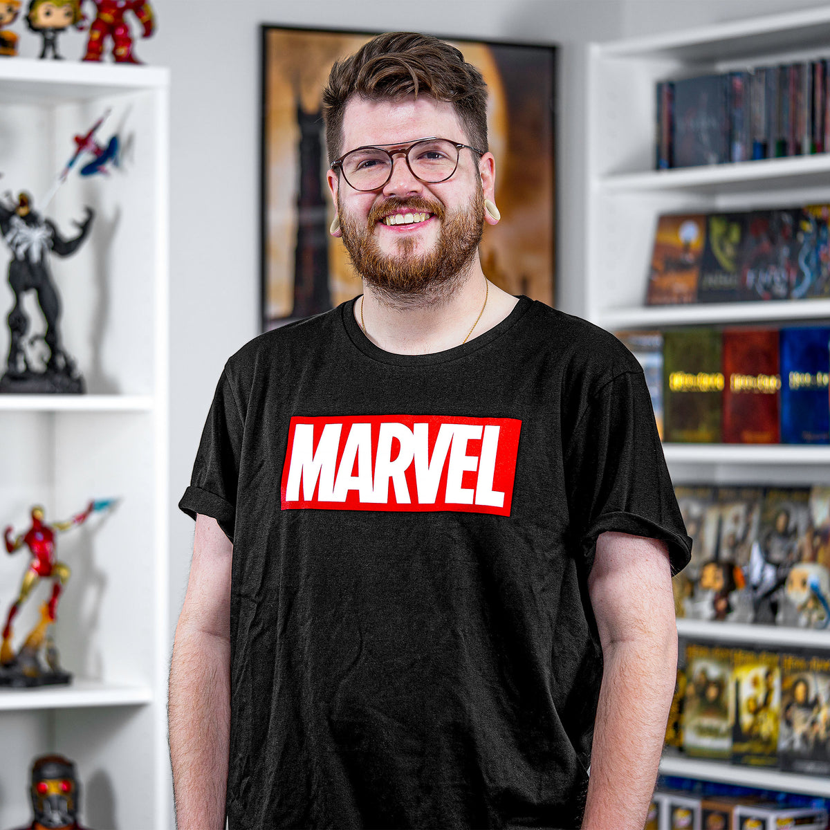 Productafbeelding Marvel - Logo T-Shirt Zwart