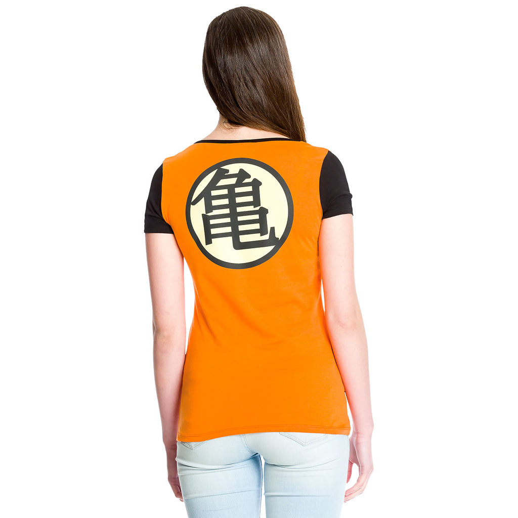 Productafbeelding Dragon Ball - Kame Symbool Meisjes Shirt oranje