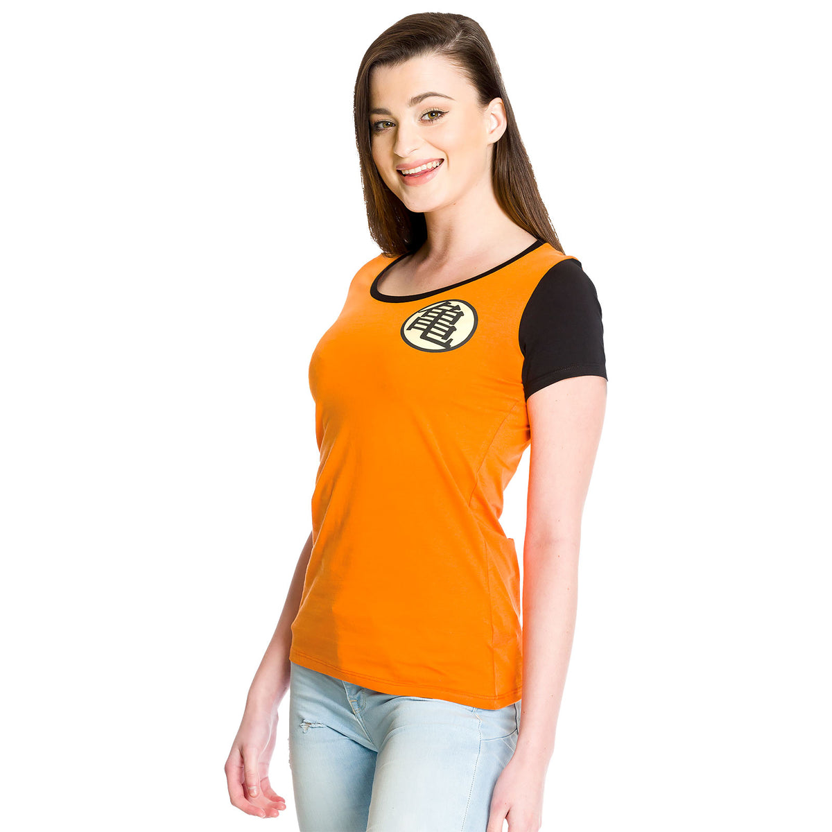 Productafbeelding Dragon Ball - Kame Symbool Meisjes Shirt oranje