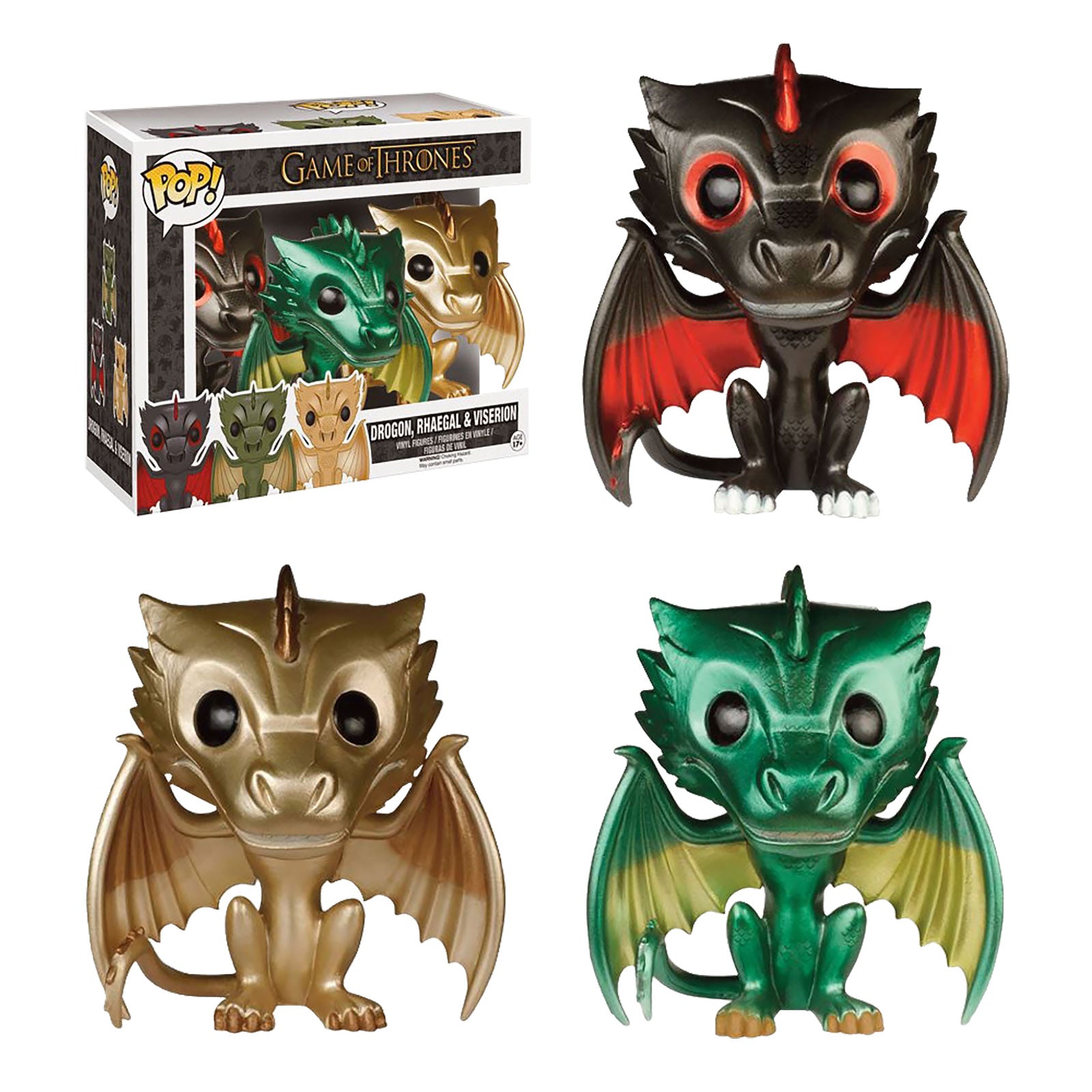 Productafbeelding Game of Thrones - Draak Mini Figuren