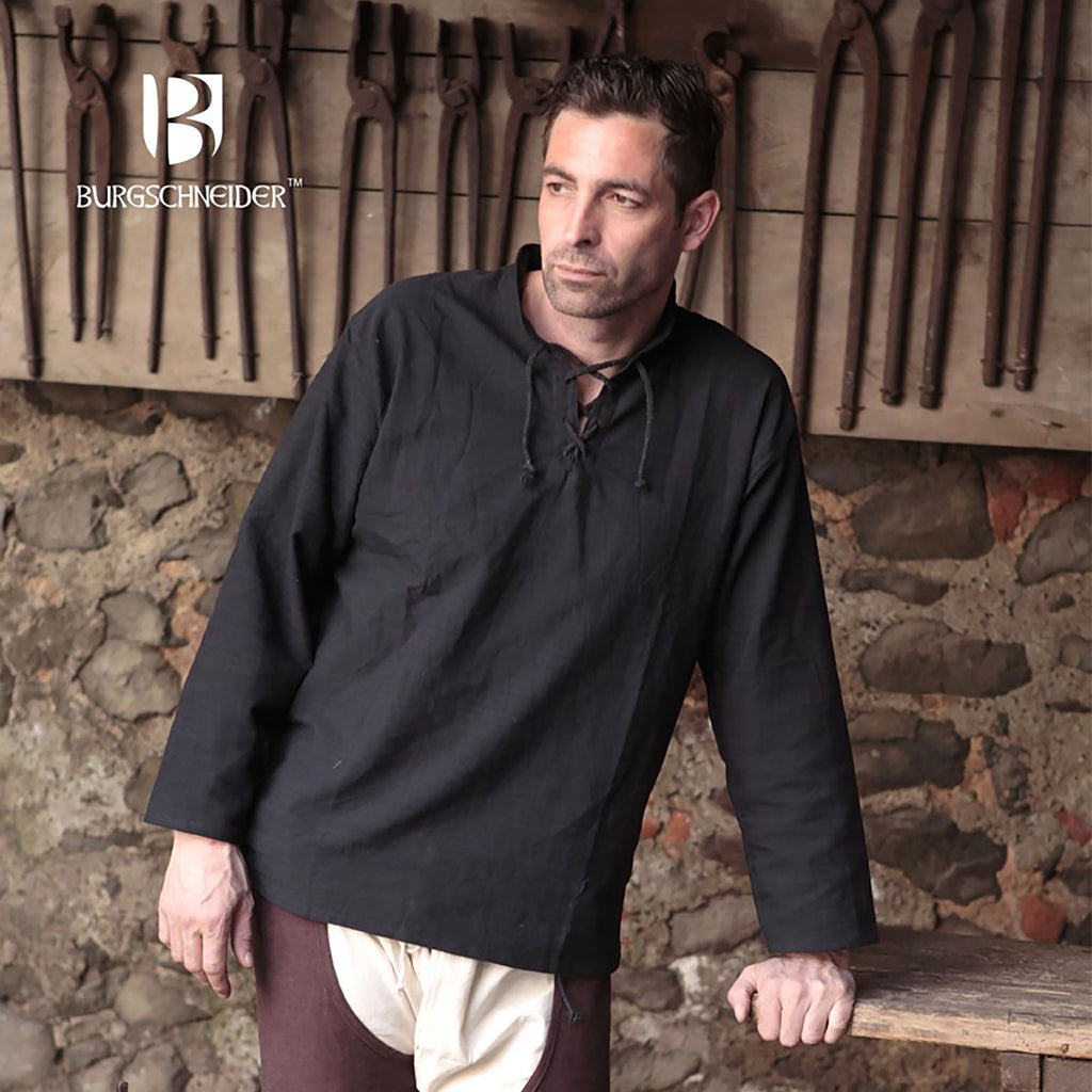Productafbeelding Middeleeuws shirt Tristan zwart