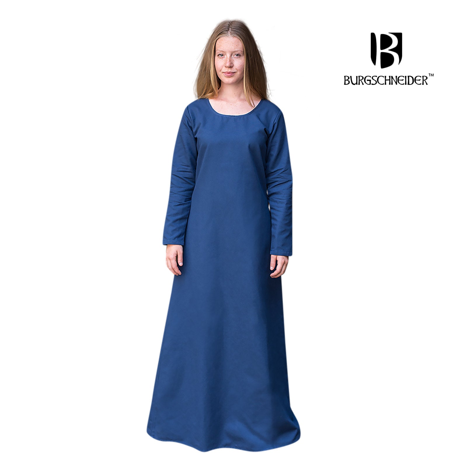 Productafbeelding Middeleeuwse Petticoat Freya blauw