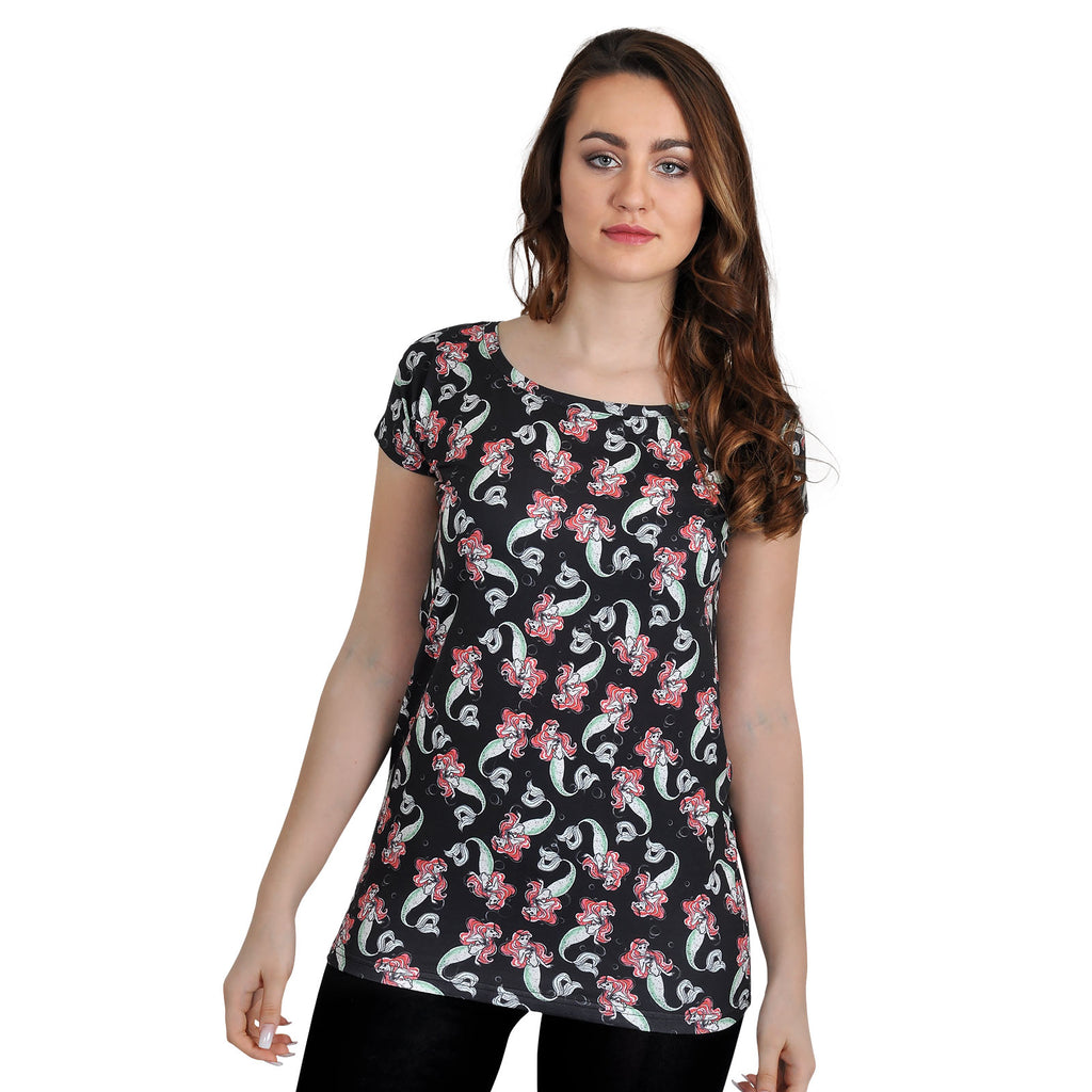 Productafbeelding Ariël - Allover meisjes shirt losse pasvorm