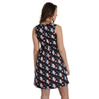 Productafbeelding Bambi - Stampertje Flower Power Minijurk Zwart