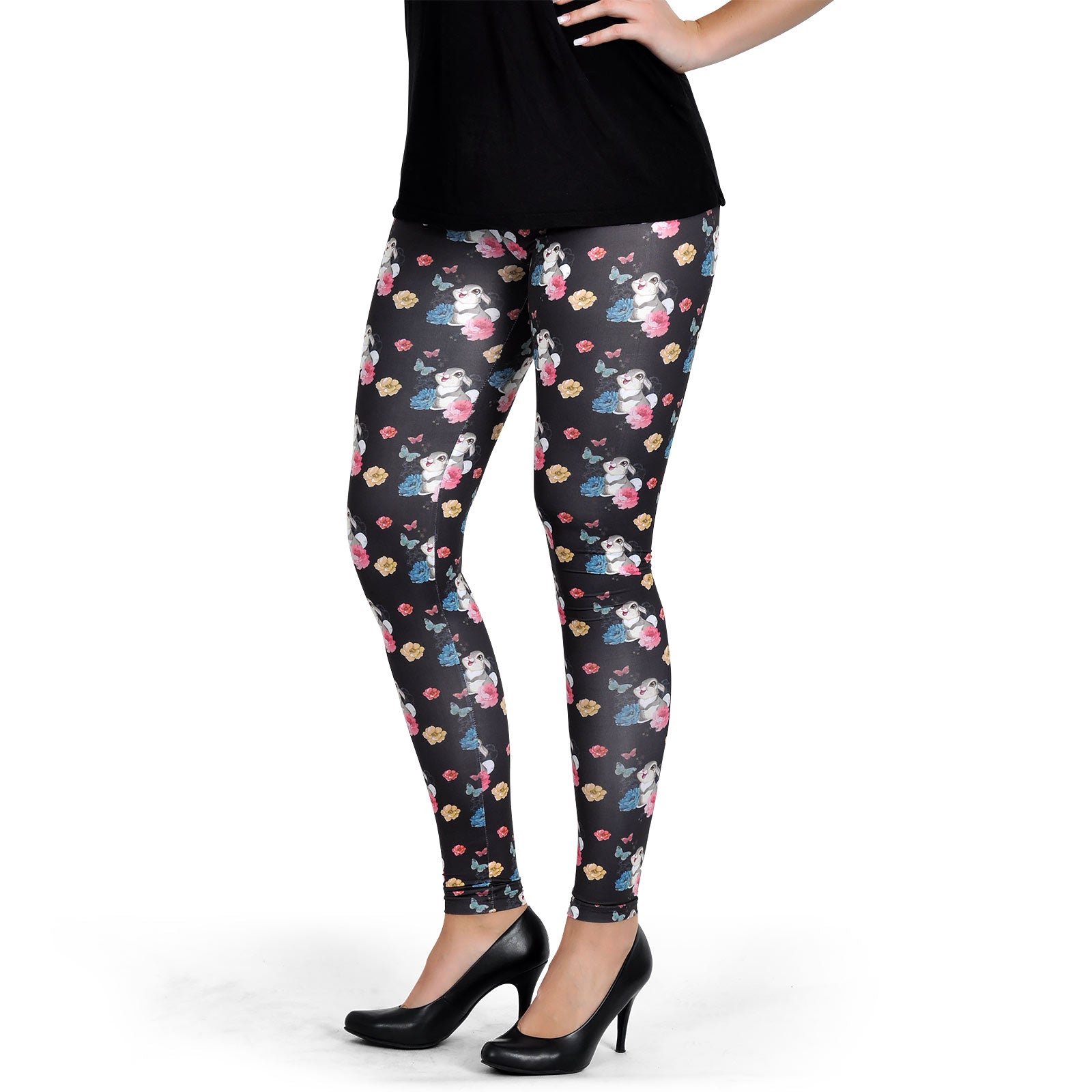 Product image Bambi - Thumper Flower Power Leggings Black