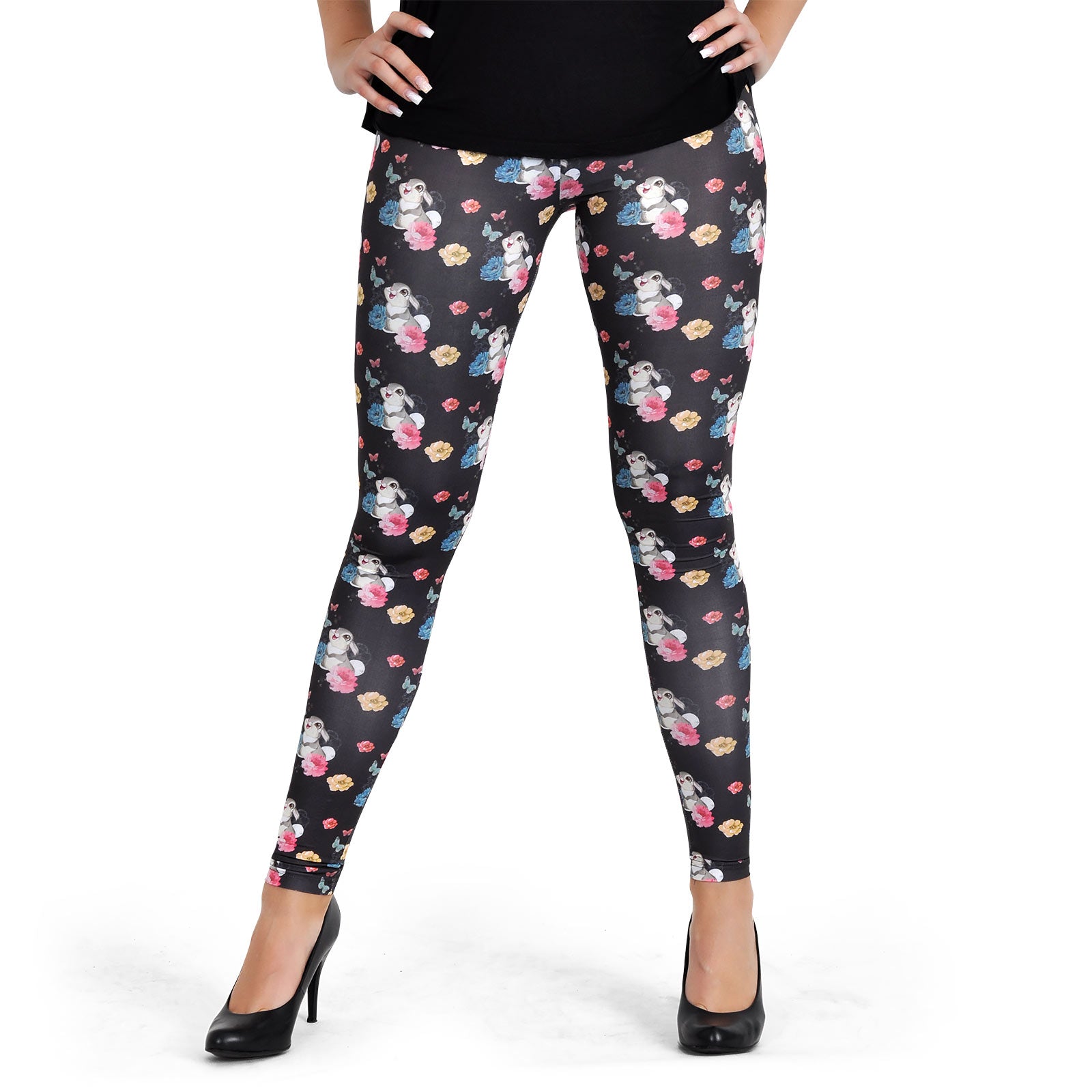 Product image Bambi - Thumper Flower Power Leggings Black