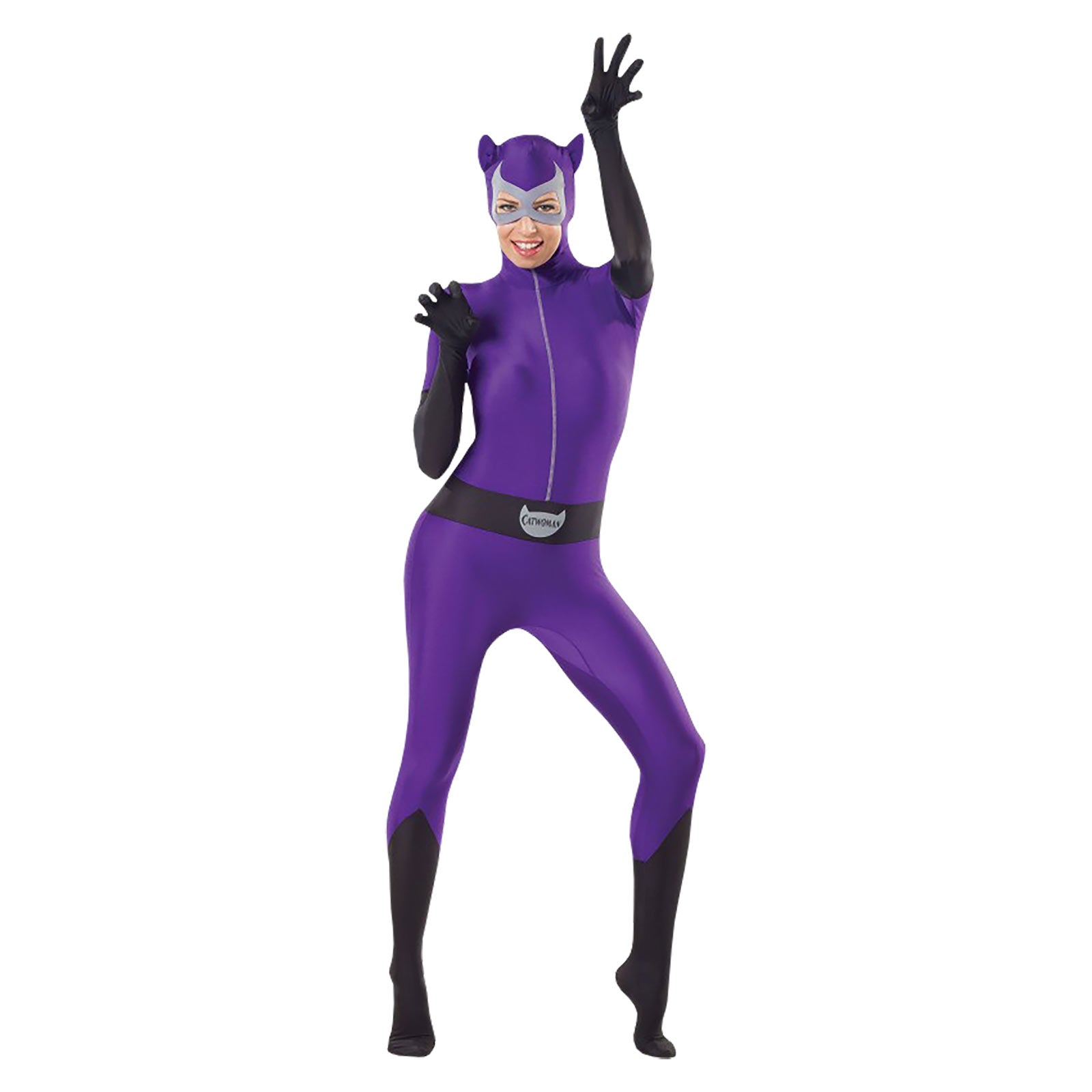Productafbeelding Catwoman - Zentai jumpsuit kostuum paars