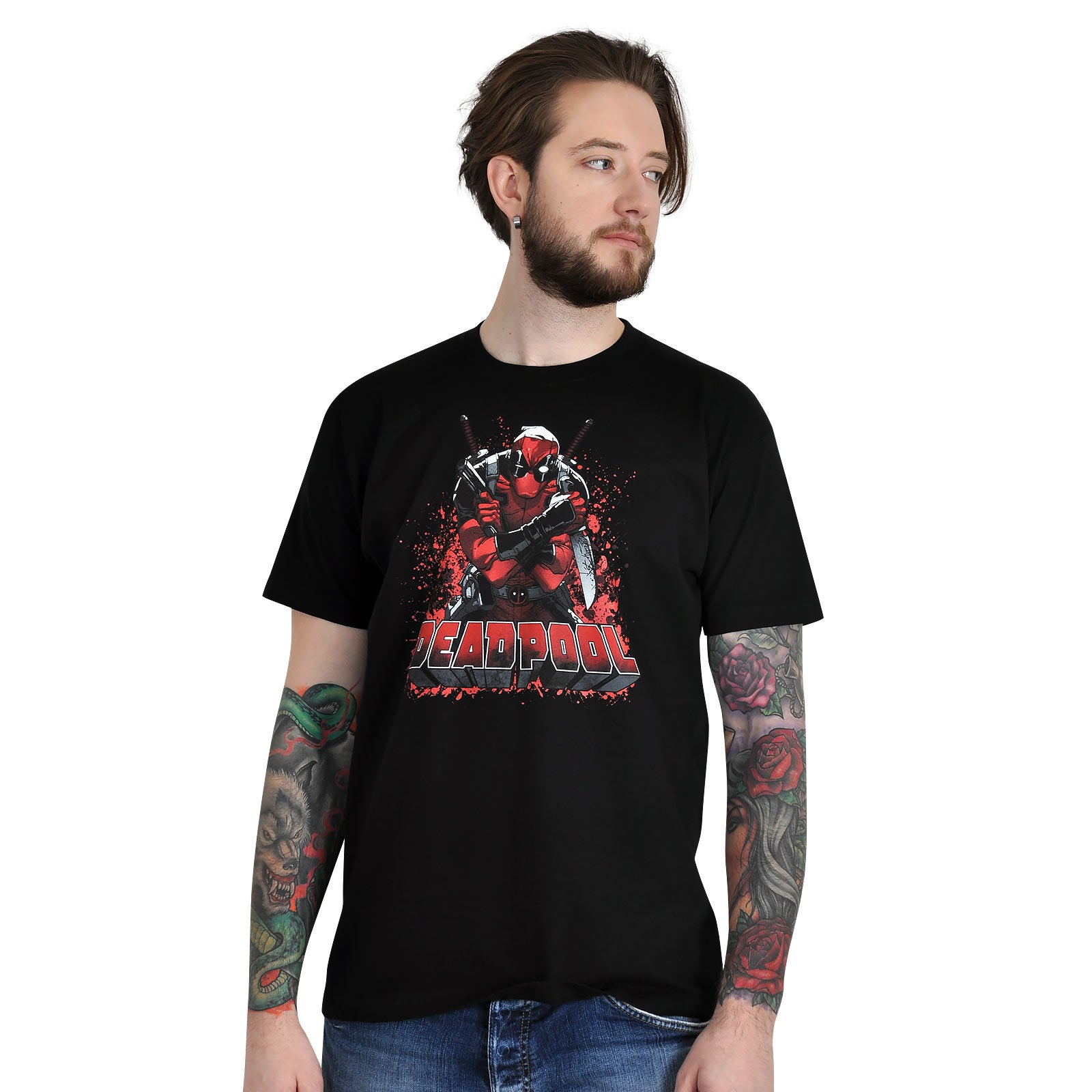 Productafbeelding Deadpool - Great Ass T-shirt zwart