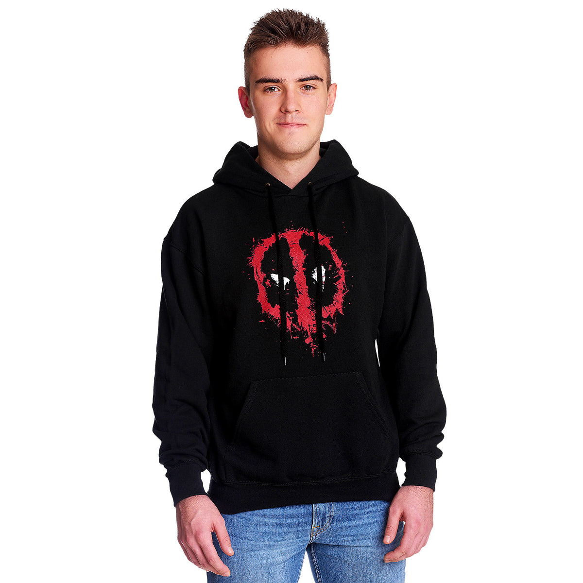 Productafbeelding Deadpool - Logo Hoodie Zwart