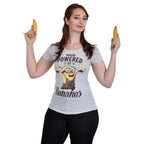 Productafbeelding Minions - Powered By Bananas meisjes shirt grijs