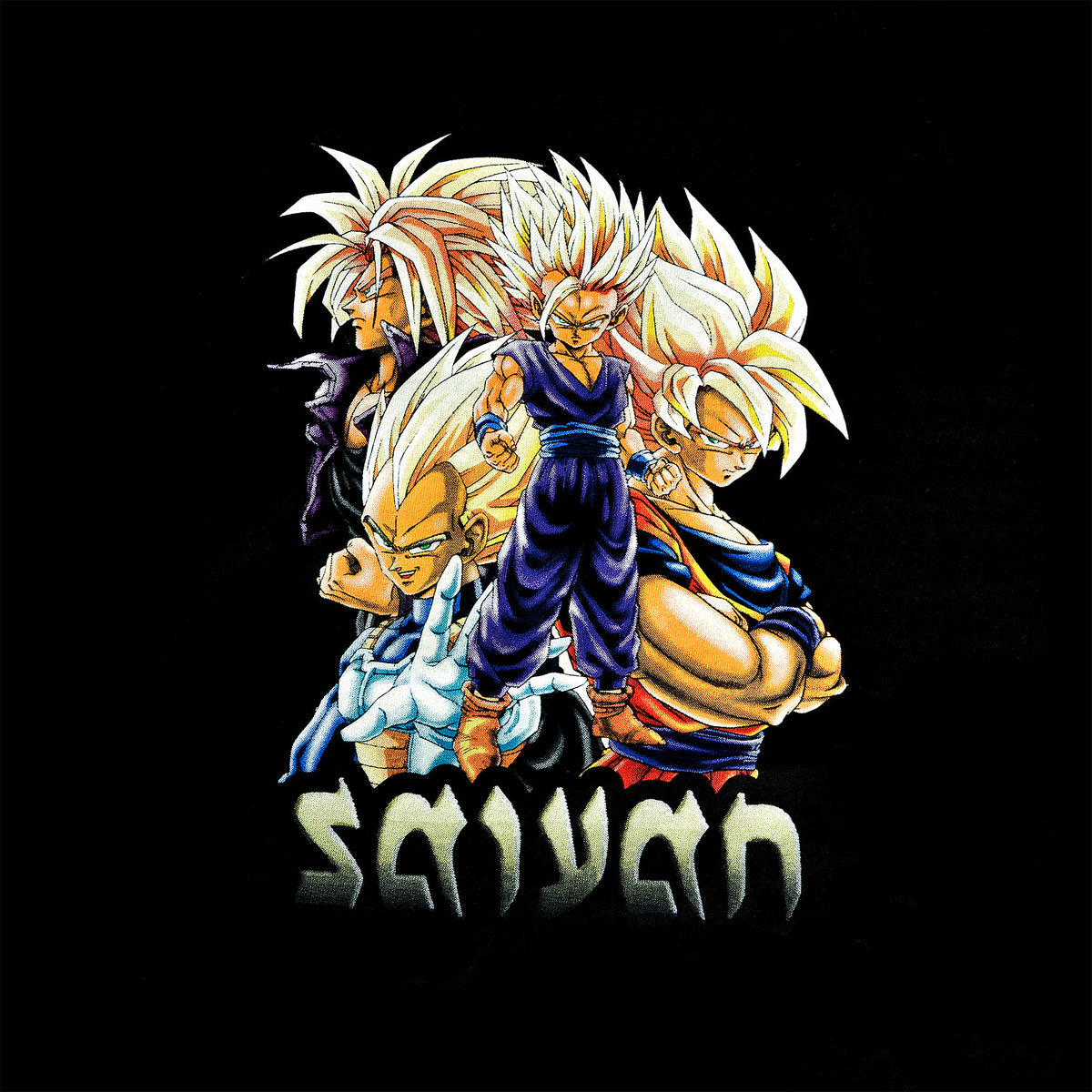 Productafbeelding Dragon Ball - Saiyan Tanktop Zwart