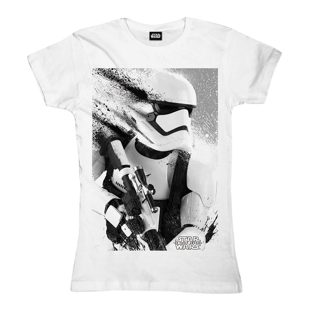Productafbeelding Star Wars - Stormtrooper Splatter Meisjes Shirt wit