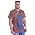 Productafbeelding Doctor Who - 10e Doctor T-Shirt bruin