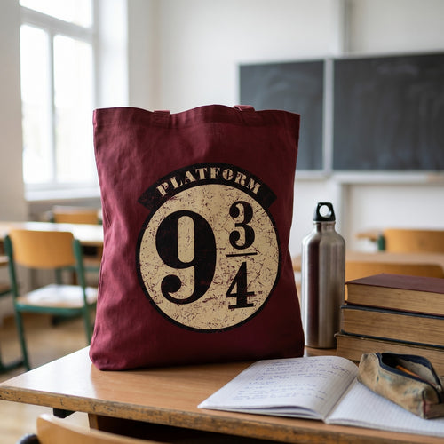 Productafbeelding Harry Potter - 9 3/4 jute zak rood
