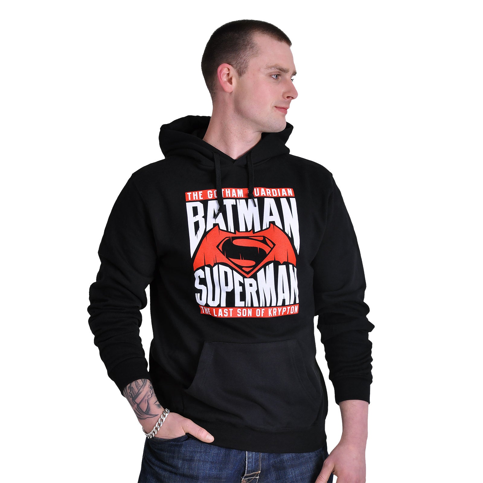 Productafbeelding Batman v Superman - Heroes Hoodie zwart