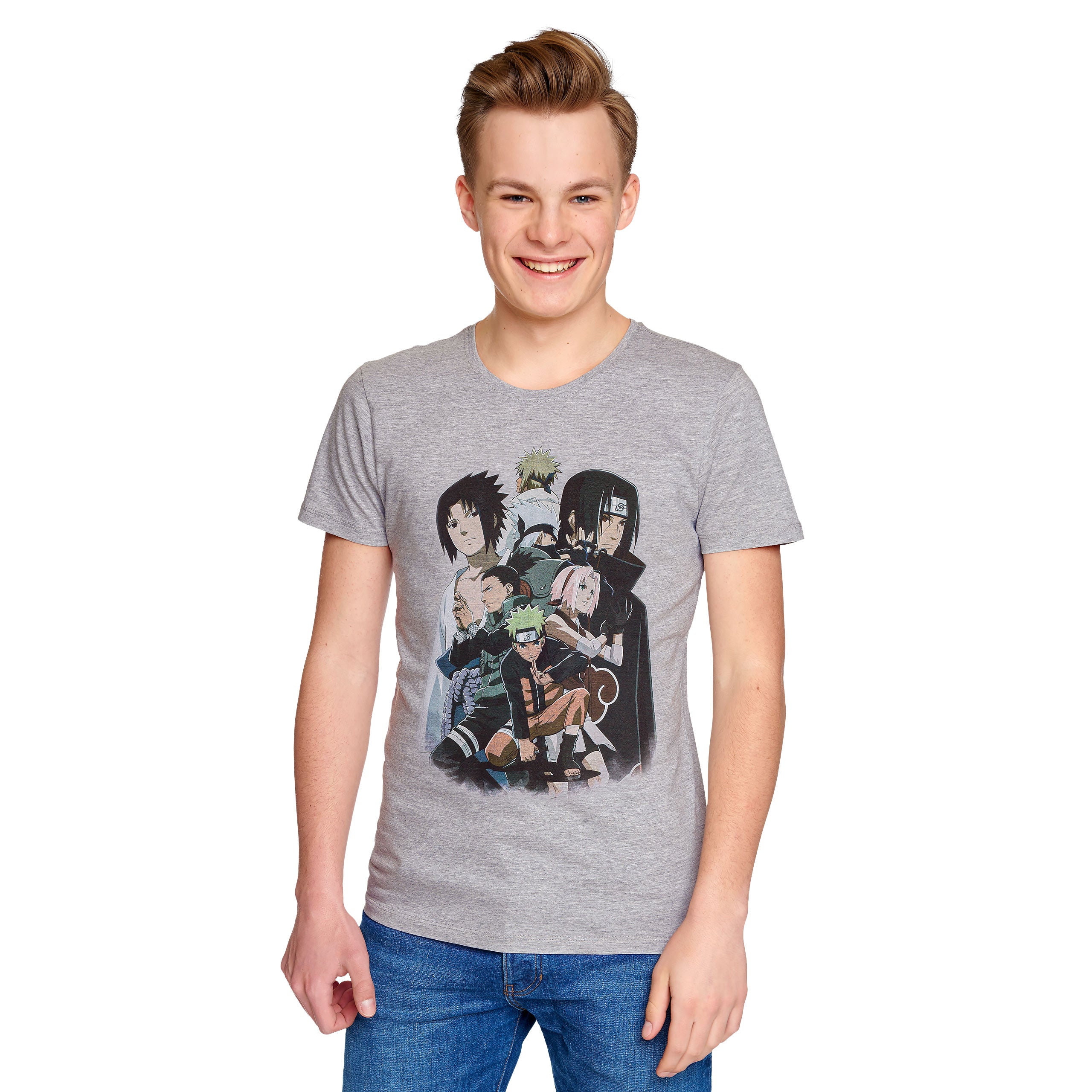 Productafbeelding Naruto - Groep T-shirt grijs