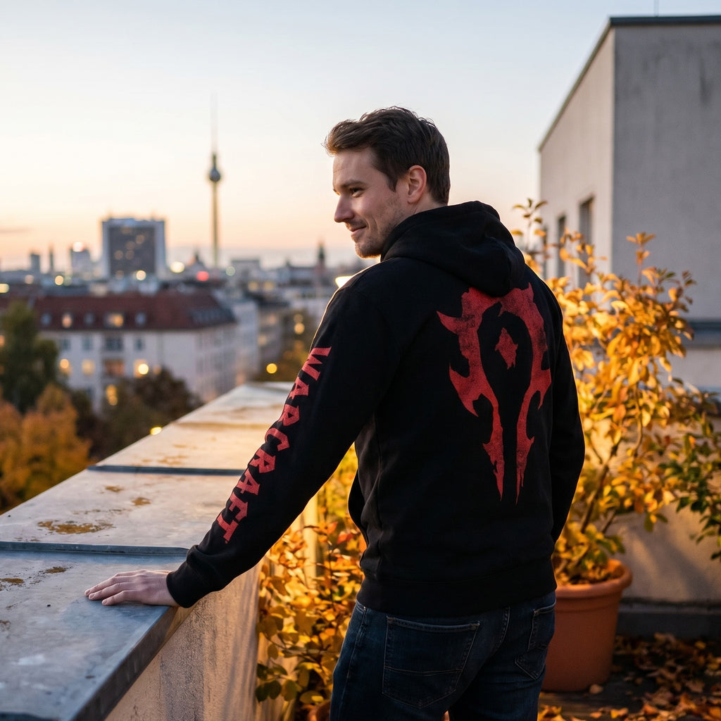 Productafbeelding Warcraft - Horde Logo Hoodie Zwart