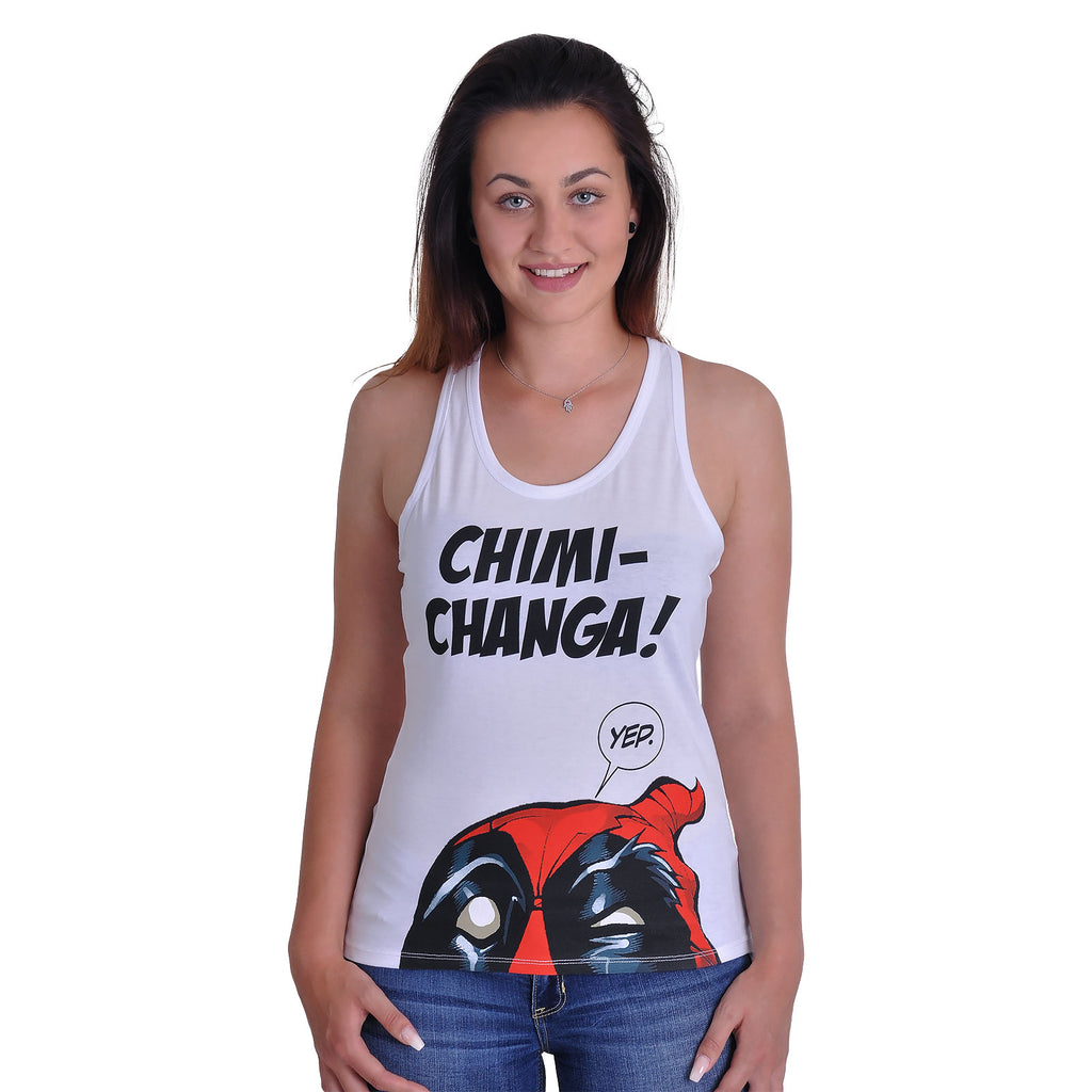 Productafbeelding Deadpool - Chimichanga Tanktop wit