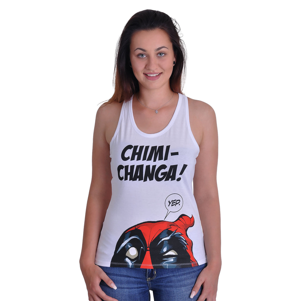 Productafbeelding Deadpool - Chimichanga Tanktop wit