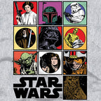 Productafbeelding Star Wars - Characters T-shirt grijs