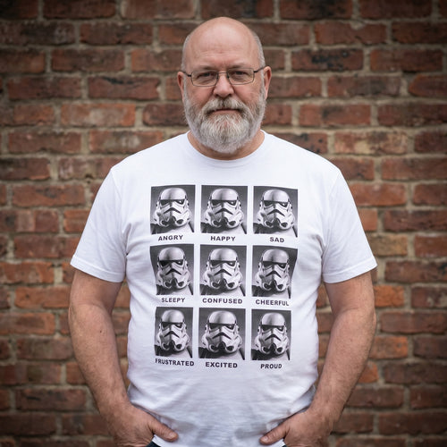 Productafbeelding Star Wars - Stormtrooper Multiface T-Shirt wit