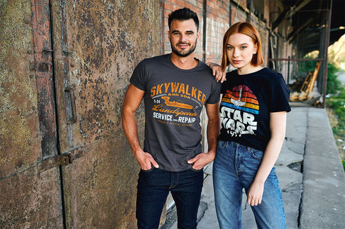 Productafbeelding Star Wars - Landspeeder T-shirt grijs