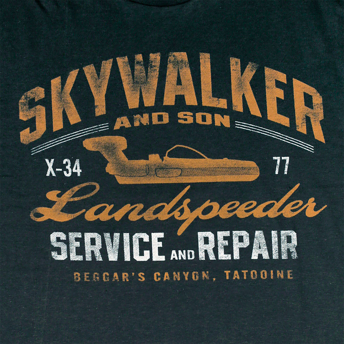 Productafbeelding Star Wars - Landspeeder T-shirt grijs