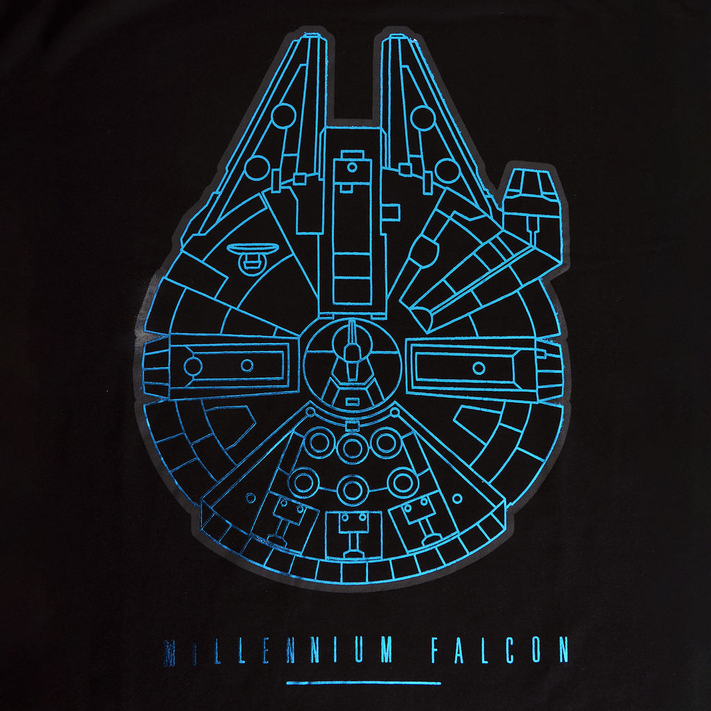 Productafbeelding Star Wars - Millennium Falcon T-Shirt zwart