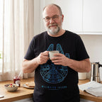 Productafbeelding Star Wars - Millennium Falcon T-Shirt zwart