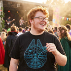 Productafbeelding Star Wars - Millennium Falcon T-Shirt zwart