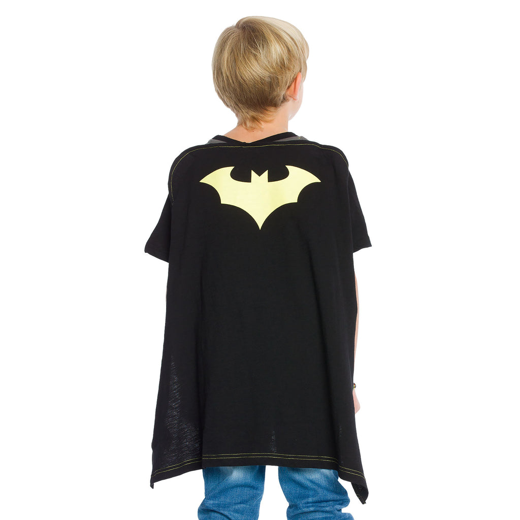 Productafbeelding Batman - Kinder T-shirt met Cape zwart