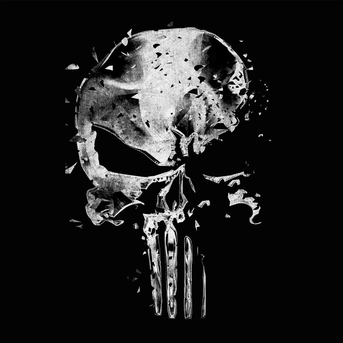 Productafbeelding Punisher - Schedel T-shirt zwart
