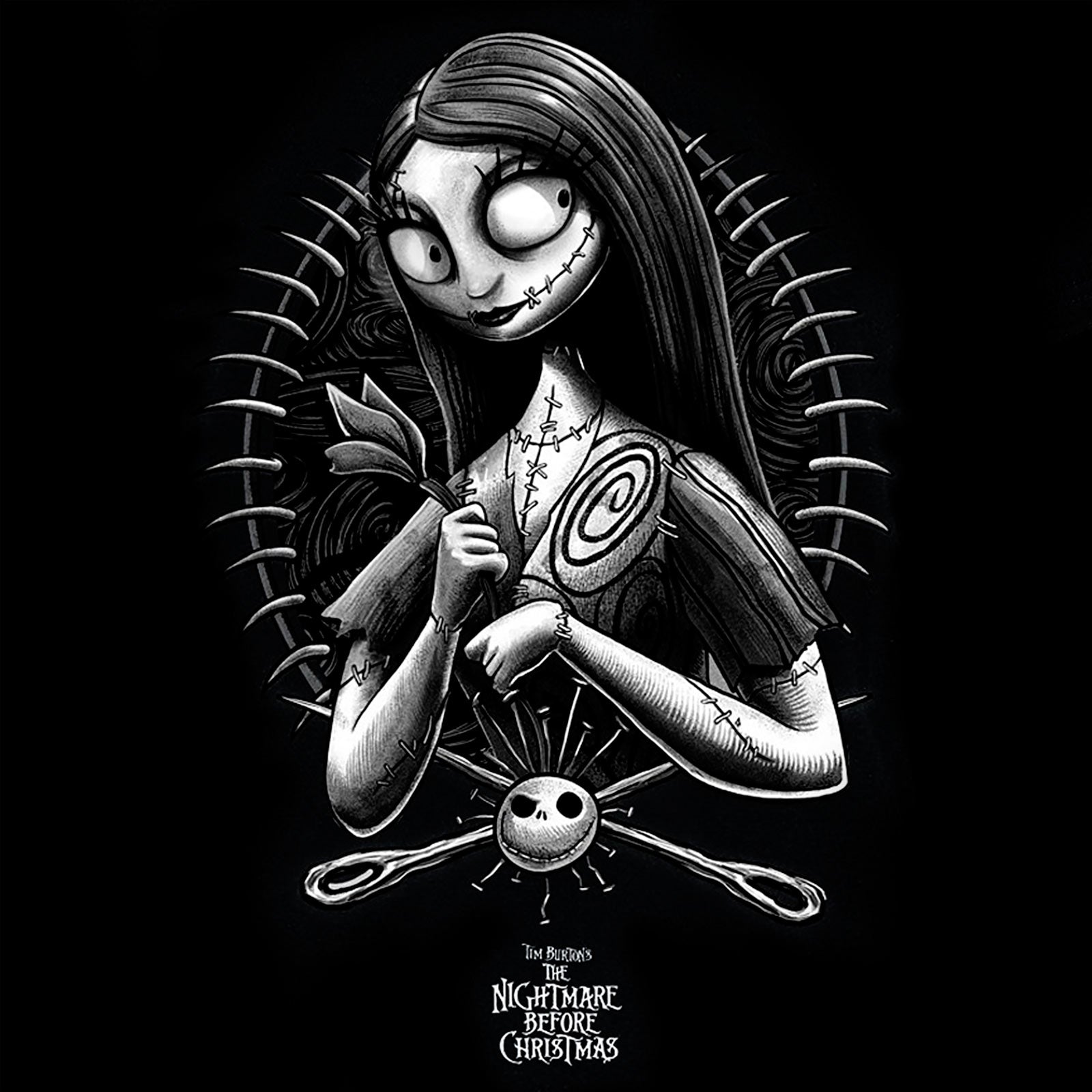 Productafbeelding Nightmare Before Christmas - Sally Meisjes Shirt zwart