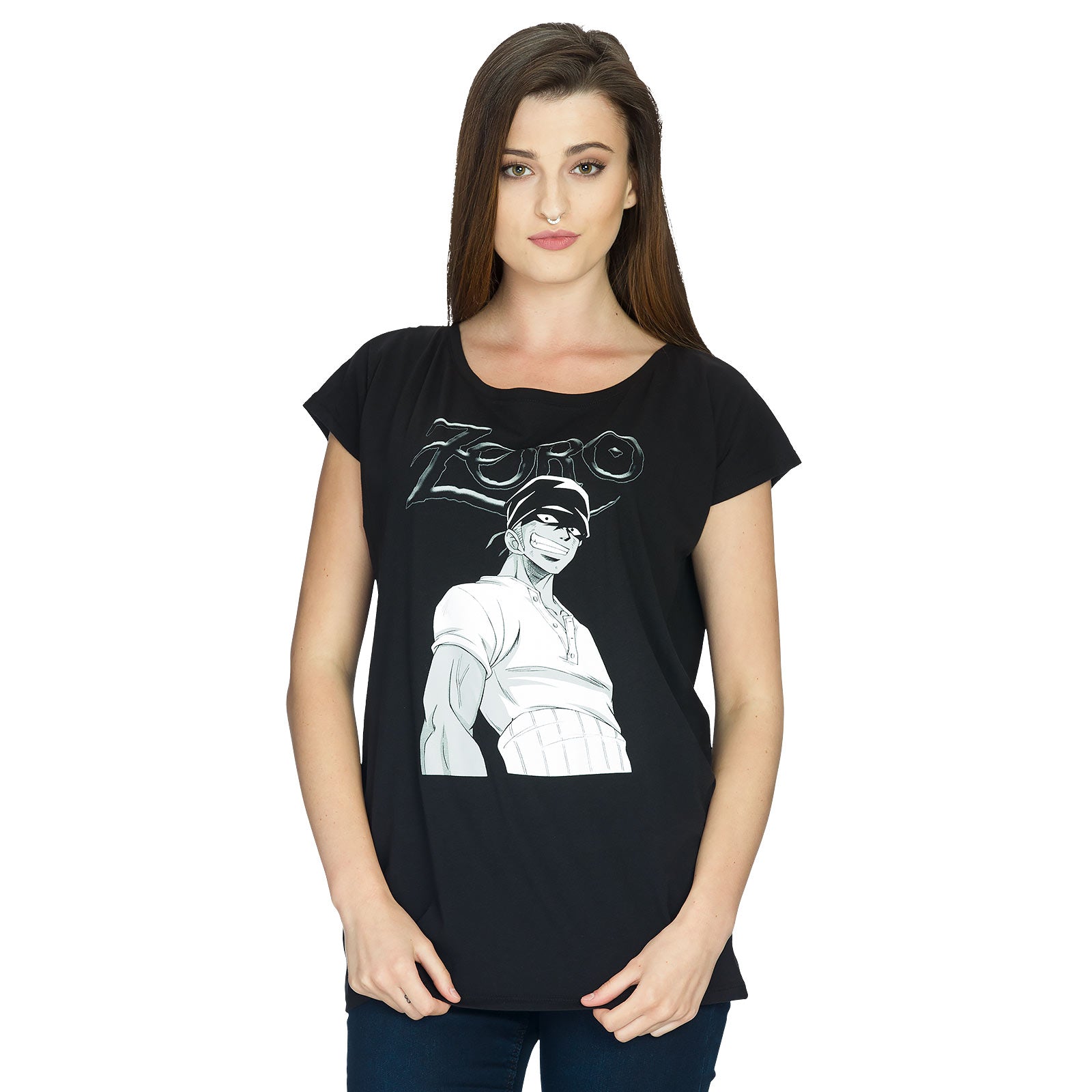 Productafbeelding One Piece - Roronoa Zoro meisjes shirt zwart