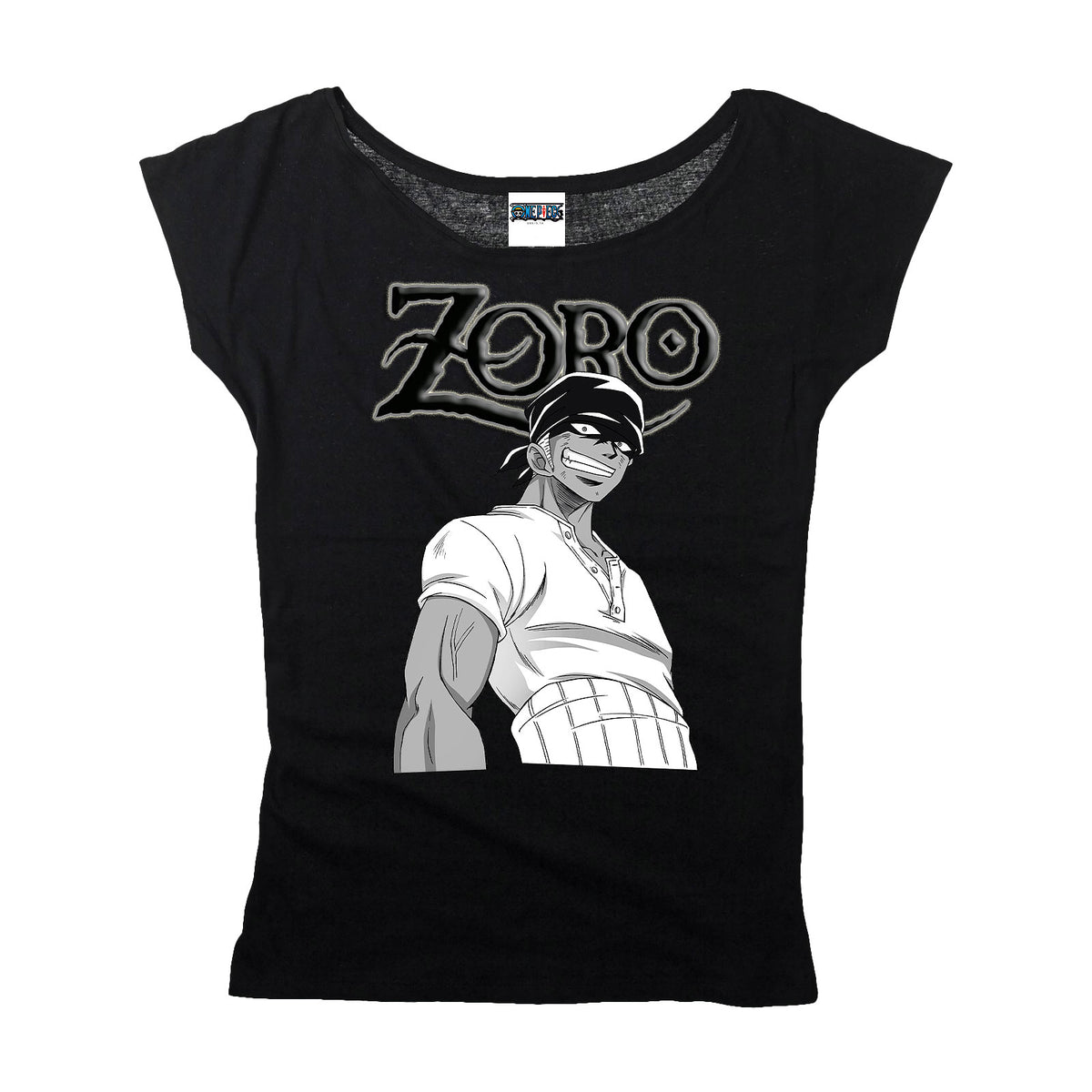 Productafbeelding One Piece - Roronoa Zoro meisjes shirt zwart