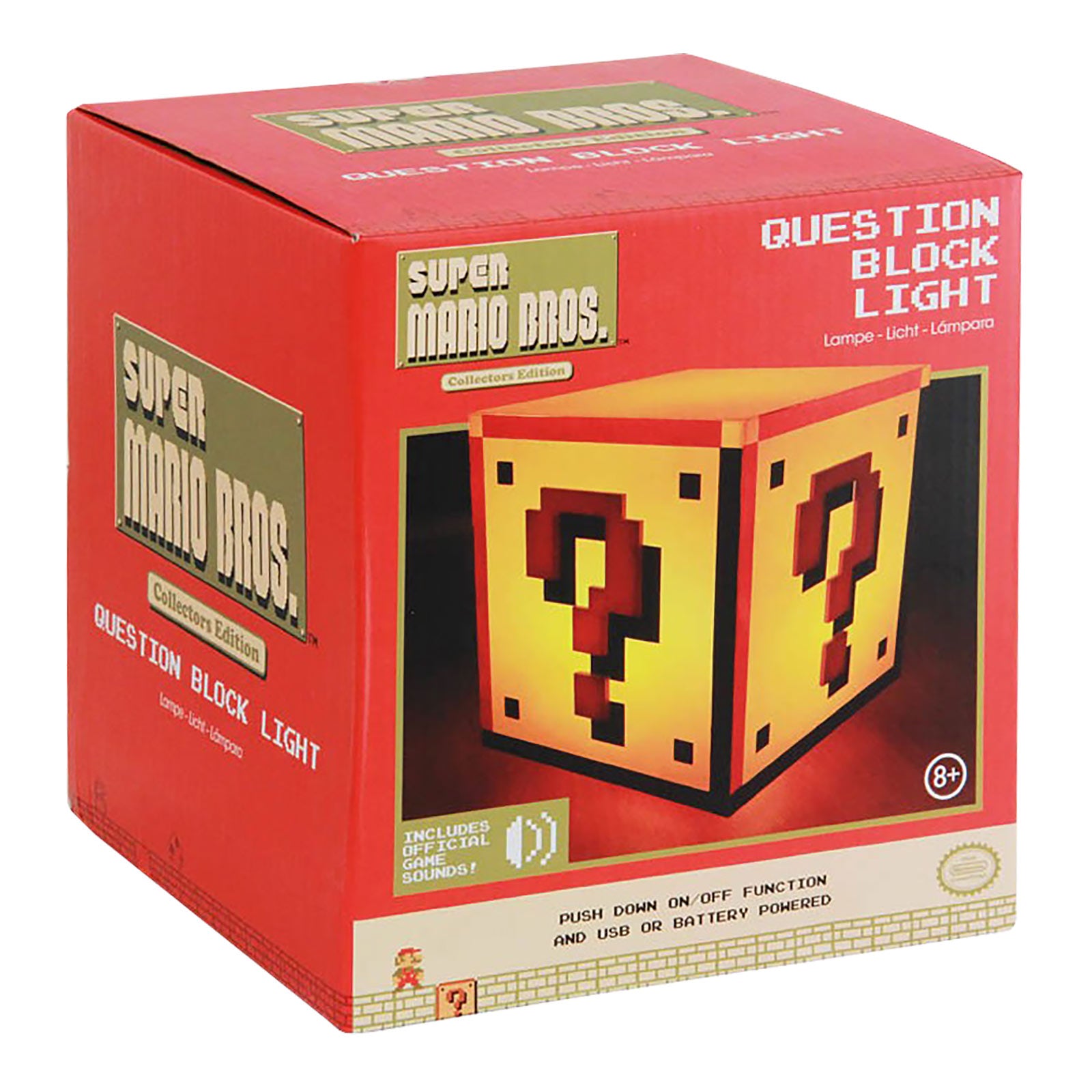 Productafbeelding Super Mario - Vraagteken Lamp met Geluid