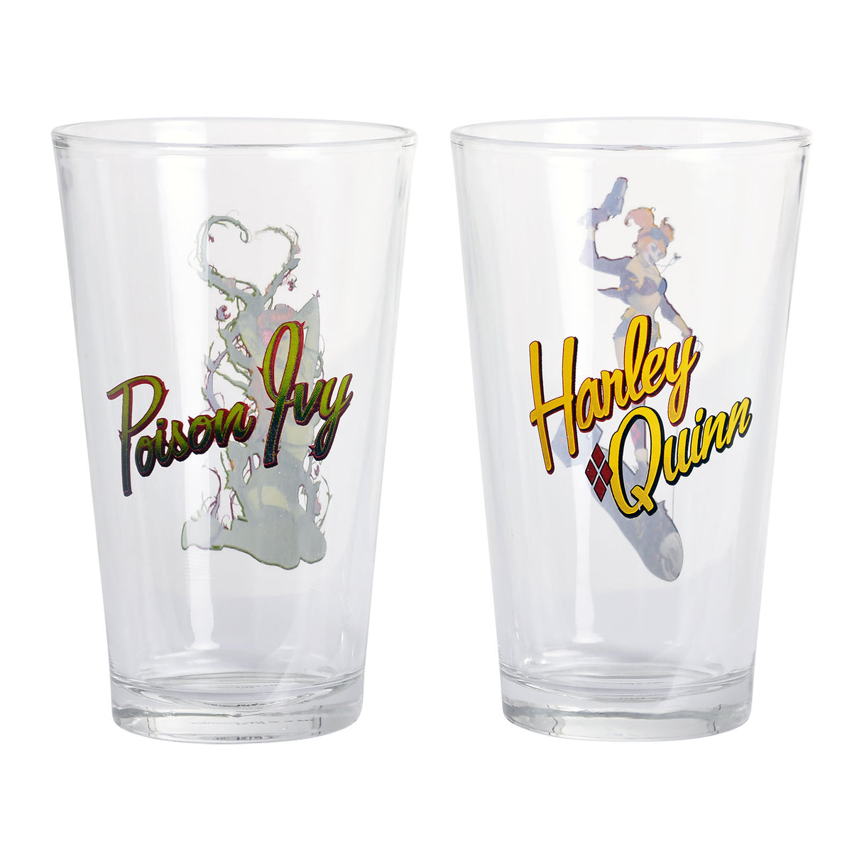 Productafbeelding DC Comics - Harley Quinn en Poison Ivy Glazenset