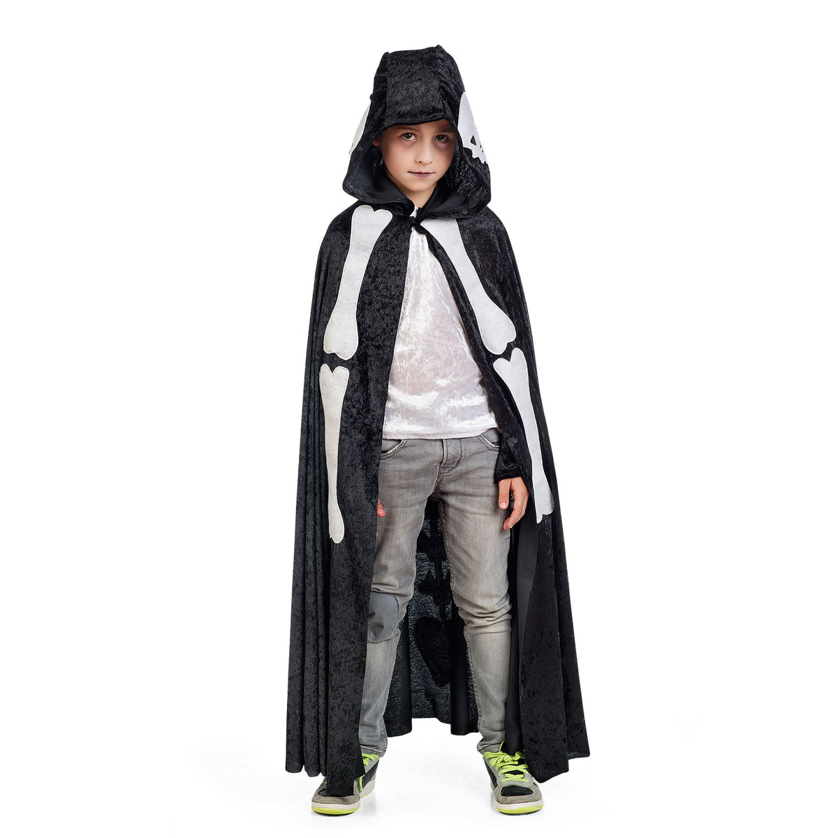 Productafbeelding Halloween Skelet Cape - Kinderkostuum