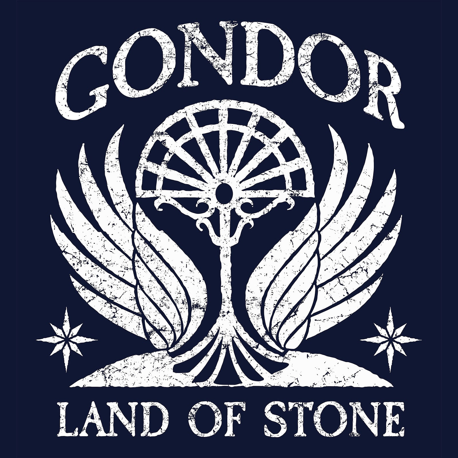 Productafbeelding Heer der Ringen - Gondor T-shirt blauw