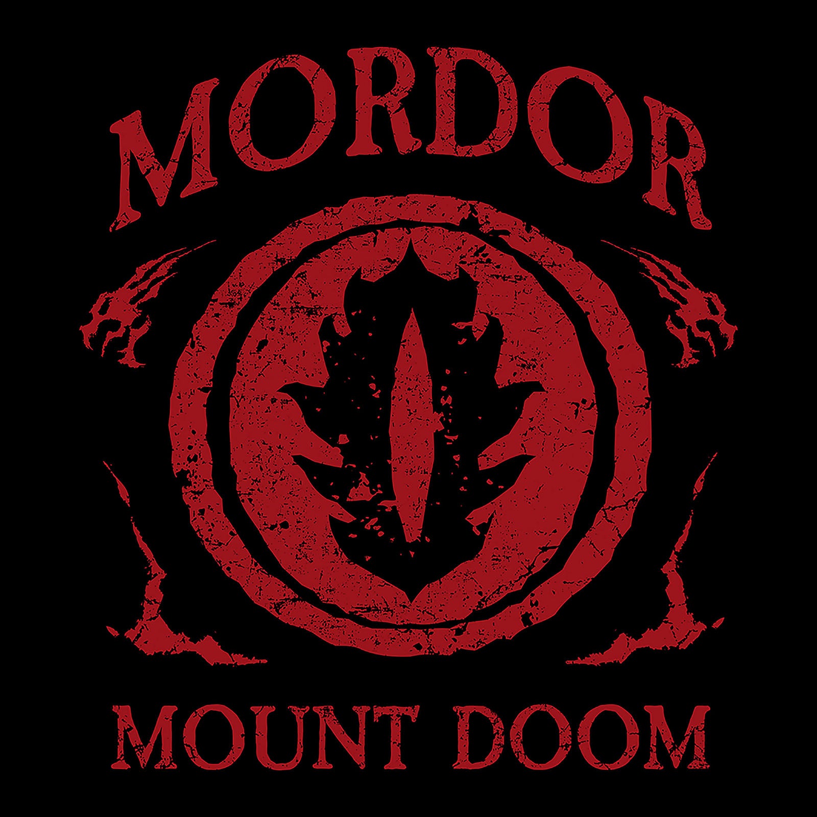 Productafbeelding Heer der Ringen - Mordor T-shirt