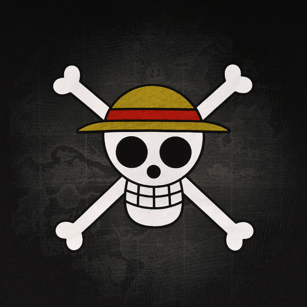 Productafbeelding One Piece - Strohoed Crew T-shirt zwart