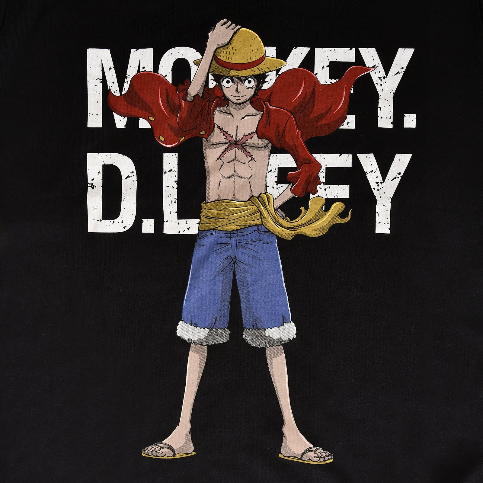 Productafbeelding One Piece - Cool Ruffy T-Shirt zwart