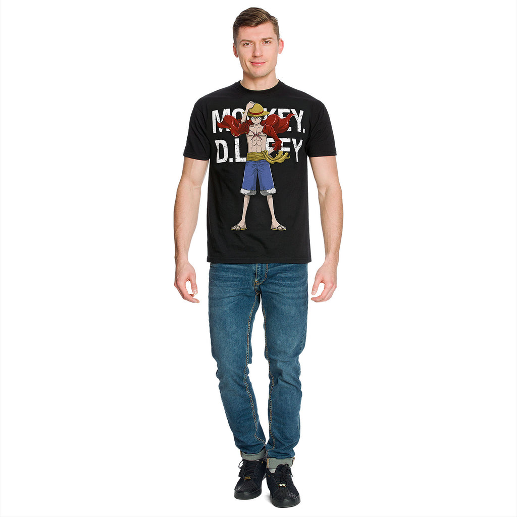 Productafbeelding One Piece - Cool Ruffy T-Shirt zwart