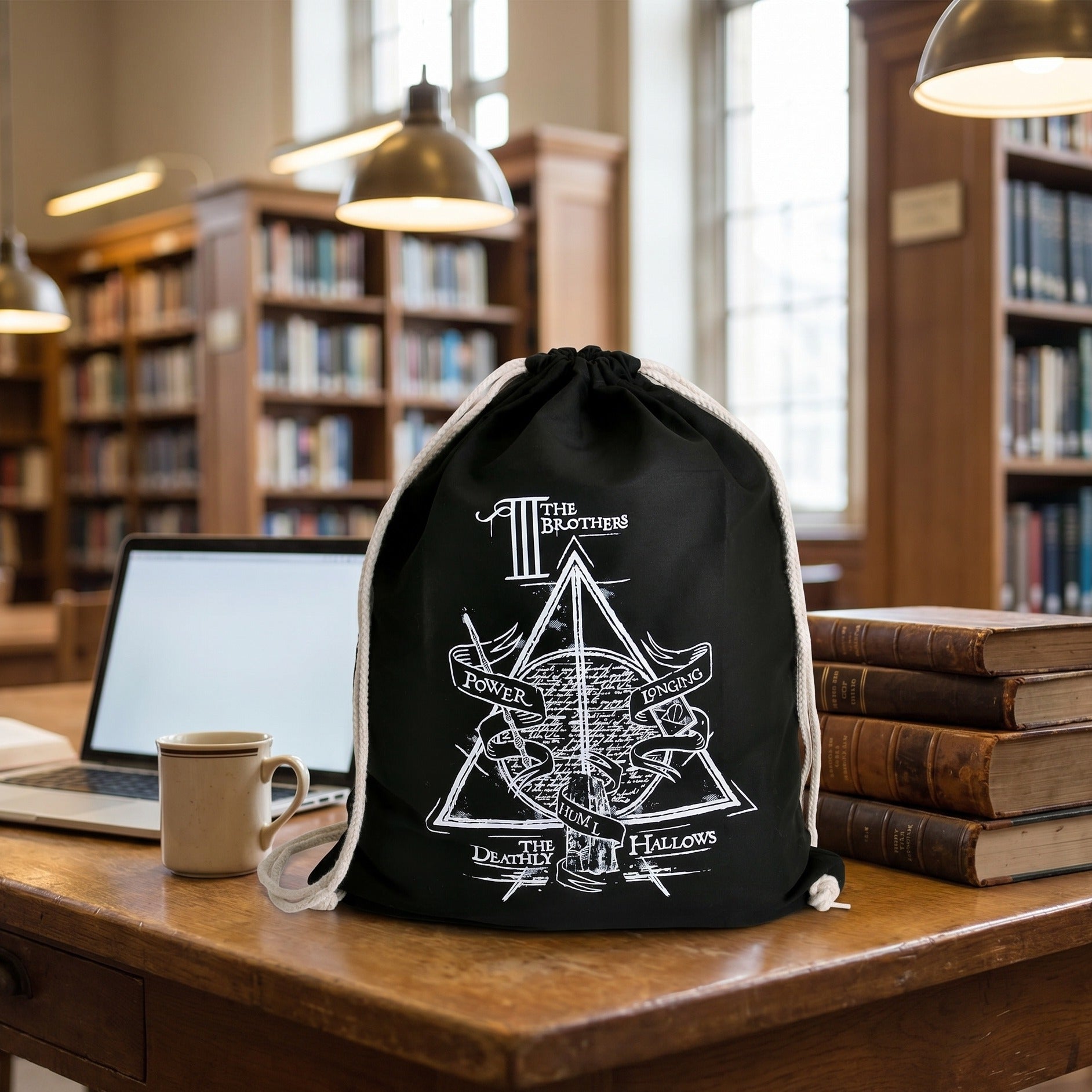 Productafbeelding Harry Potter - De Drie Broers Sporttas zwart