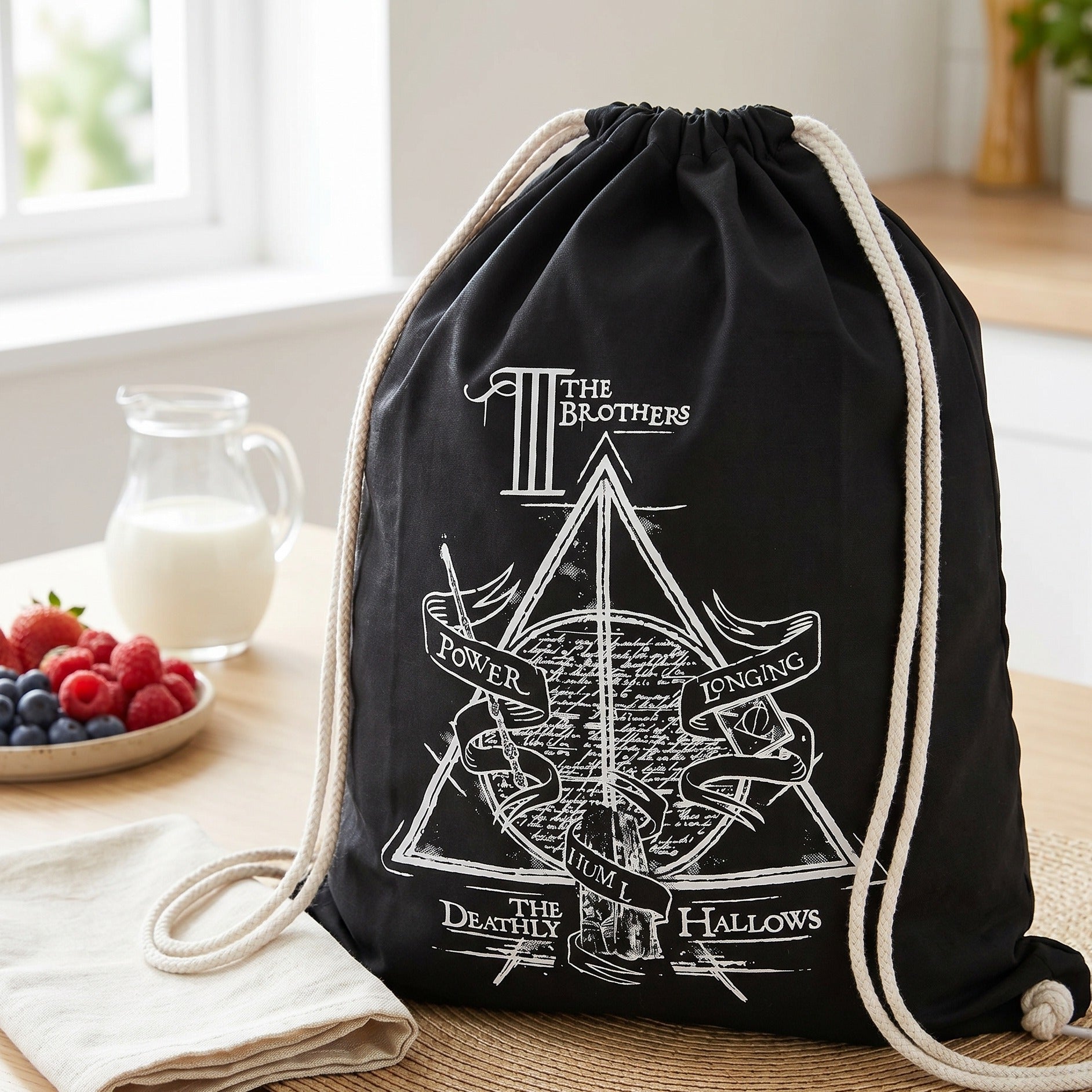 Productafbeelding Harry Potter - De Drie Broers Sporttas zwart