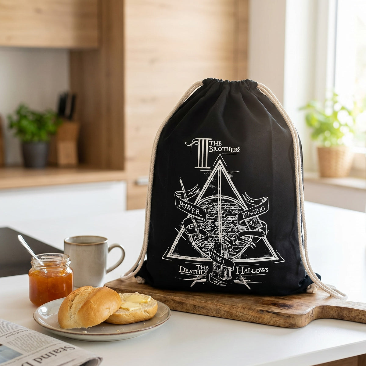 Productafbeelding Harry Potter - De Drie Broers Sporttas zwart